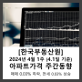 [한국부동산원] 2024년 4월 1주 (4.1일 기준) 전국 주간 아파트가격 동향 매매 0.03% 하락, 전세 0.03% 상승