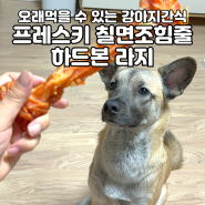 [프레스키] 오래 먹을 수 있는 터키츄 하드본 라지 강아지 간식 / 중대형견 간식🤎