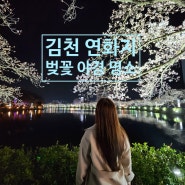 김천 연화지 야경 명소, 벚꽃 축제 기간, 주차장, 먹거리