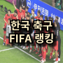 한국 축구 fifa 랭킹 순위는 몇위 일까?