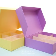 큐원, 도넛 선물 박스, 기프트 박스 제작, 싸바리 일체형 박스, 종려나무숲