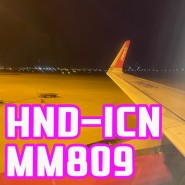 도쿄 하네다공항(HND)-인천공항(ICN)::피치항공 MM809 탑승후기