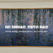 🇫🇷파리의 최애미술관💕, 오랑주리 미술관 ㅣ 주요 작품, 예약방법(할인쿠폰), 꿀팁, 주관적인 관람기
