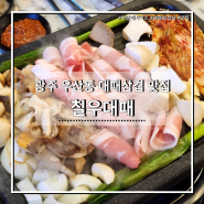 광주 광산구 하남 우산동 메가박스 맛집 칠우대패