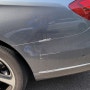 벤츠 E300 자동차 판금도색+ 범퍼복원 자차보험처리(차량도색/분당/판교/정자동)