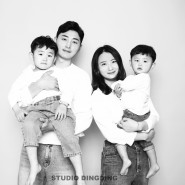 흑백 가족사진 촬영 - 강북구 흑백사진