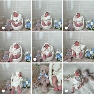 2개월아기 육아일기, 셀프50일 촬영, 만삭사진완성(생후50일~73일)