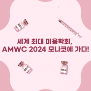 [회사소식] 세계 최대 미용학회, AMWC 2024 모나코에 가다!