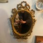 영국 빈티지 벽걸이 루이 16세 스타일 거울