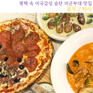평택 속 미국 감성 송탄 미군부대 파스타, 피자 현지인 맛집 블루오페라
