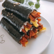 매운어묵 꼬마김밥 만들기 피크닉 도시락메뉴 김밥재료