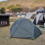 캠핑 1~2인용 백패킹 비박 소형 텐트 카르닉 오블리크 경량 텐트