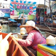 태국 방콕 반나절 투어 상품 인스타 명소 담넌사두억 수상시장, 매끌렁 기찻길 시장