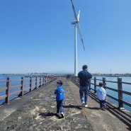 제주시 신창풍차해안도로 풍력발전기 제주바다목장 아이와 산책가볼만한곳