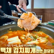 [천안맛집] 청당동 점심 김치찌개 맛집 '백채김치찌개' 천안청당점