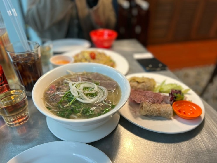 수원 스타필드 쌀국수 맛집 효뜨 범죄도시 촬영 애견동반 식당...