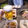 강남 고기 무한리필 사계진미, 닭갈비와 맥주 무제한으로 즐기기
