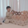 유아 와플블럭 리틀숑 십자블럭 아기 대근육발달 장난감