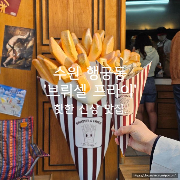 수원 행궁동 핫한 감자튀김 맛집 '브뤼셀프라이' 소스 조합 추천