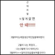 [일상] 3월 정산의 건 (스압)