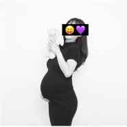 임신일기:: 주수 원피스 | 임신 주차별 배 크기 | 셀프 만삭 촬영