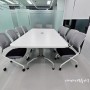 구성이 알찬 회의용 테이블 회의실 의자 셋팅완료