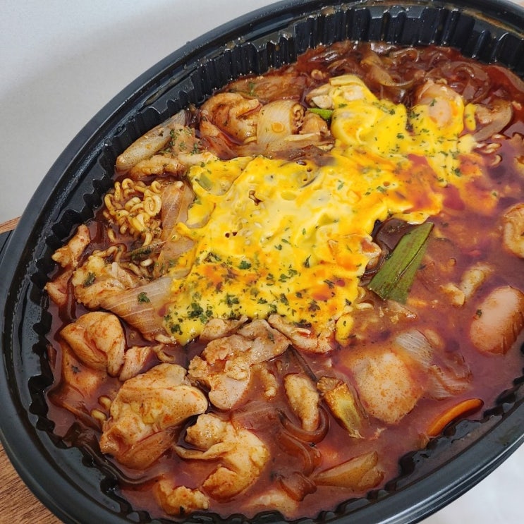 두찜 불닭로제찜닭 매운맛 맵기 신메뉴 : 네이버 블로그