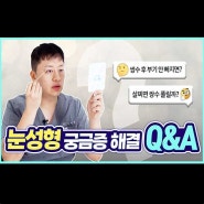 눈 성형 궁금증 Q&A -성형외과 전문의 박상민
