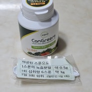 [투병일지] 엘가닉 캔그린스 순수녹즙분말 암환자선물 후기