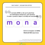 Seoul Global Center Incubation Office tenants 『MONA』 CEO&Co-founder 'PHAN QUYNH' Interview