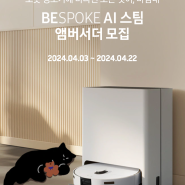BESPOKE(비스포크) AI 스팀 앰버서더 모집 4.03 ~ 4.22