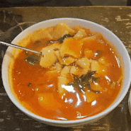 영등포 혼밥 하기 좋은 맛집 뽕씨네 얼큰 수제비