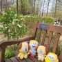 서울숲 지민벤치 지민탄생화 조팝나무꽃 벚꽂명소