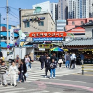 속초중앙시장 아이와 젤라또 아이스크림 먹고 시장 구경해요