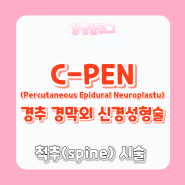 [신경외과 시술] C-PEN(cervical Percutaneous epidural neuroplasty) 경추경막외신경성형술