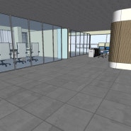 포항시 이동 사무실 공사 화남테크 - 3D스케치업