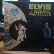 Elvis Presley(엘비스 프레슬리) LP. Elvis Presley(Live) - Aloha From Hawaii. Via Satellite LP.