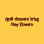 미국 캐나다 생활 영어: April showers bring May flowers