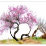 봄바람 부는 언덕에서 복사꽃(복숭아나무 꽃) 수채화 물감 드리우던 날