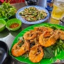 [베트남 배낭여행] 달랏 야시장 옥란 식당에서 해산물 구이에 맥주 한잔
