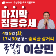 마지막 집중유세