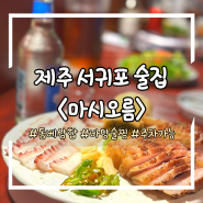 [마시오름] 제주 서귀포 시청 술집 환승연애3 촬영 / 내돈내산
