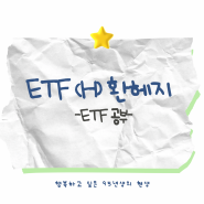 [현생경공] ETF 공부 - ETF (H) 의미 알아보기 : 환헤지, 환노출