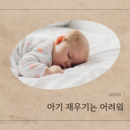 [1M20D] 아기 재우기는 어려워 (신생아 갓 벗어난 1개월 낮잠 & 밤잠 육아일기)