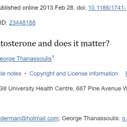 [매일 논문 초록 읽기 541일차 :: 약물연구] 스타틴의 테스토스테론의 감소 영향