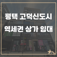 [상가임대] 평택고덕 역세권 상가 2층