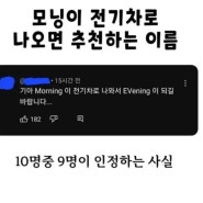 천재적인 모닝 전기차 작명.jpg