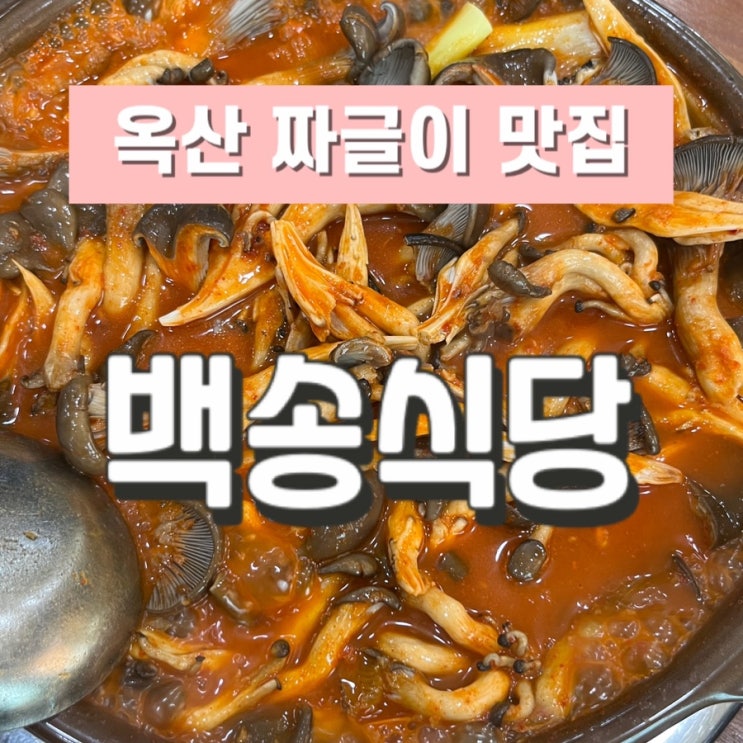 청주 옥산 짜글이 맛집 백송식당 백송짜글짜글 : 네이버 블로그