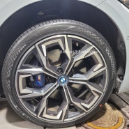 광주 운암동 BMW I4 전기차 금호 타이어 교체