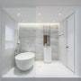 모던주택의 호텔분위기 욕실인테리어와 방인테리어-Design NODE-